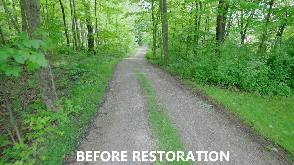 Gravel driveway repair in Ashland Ohio