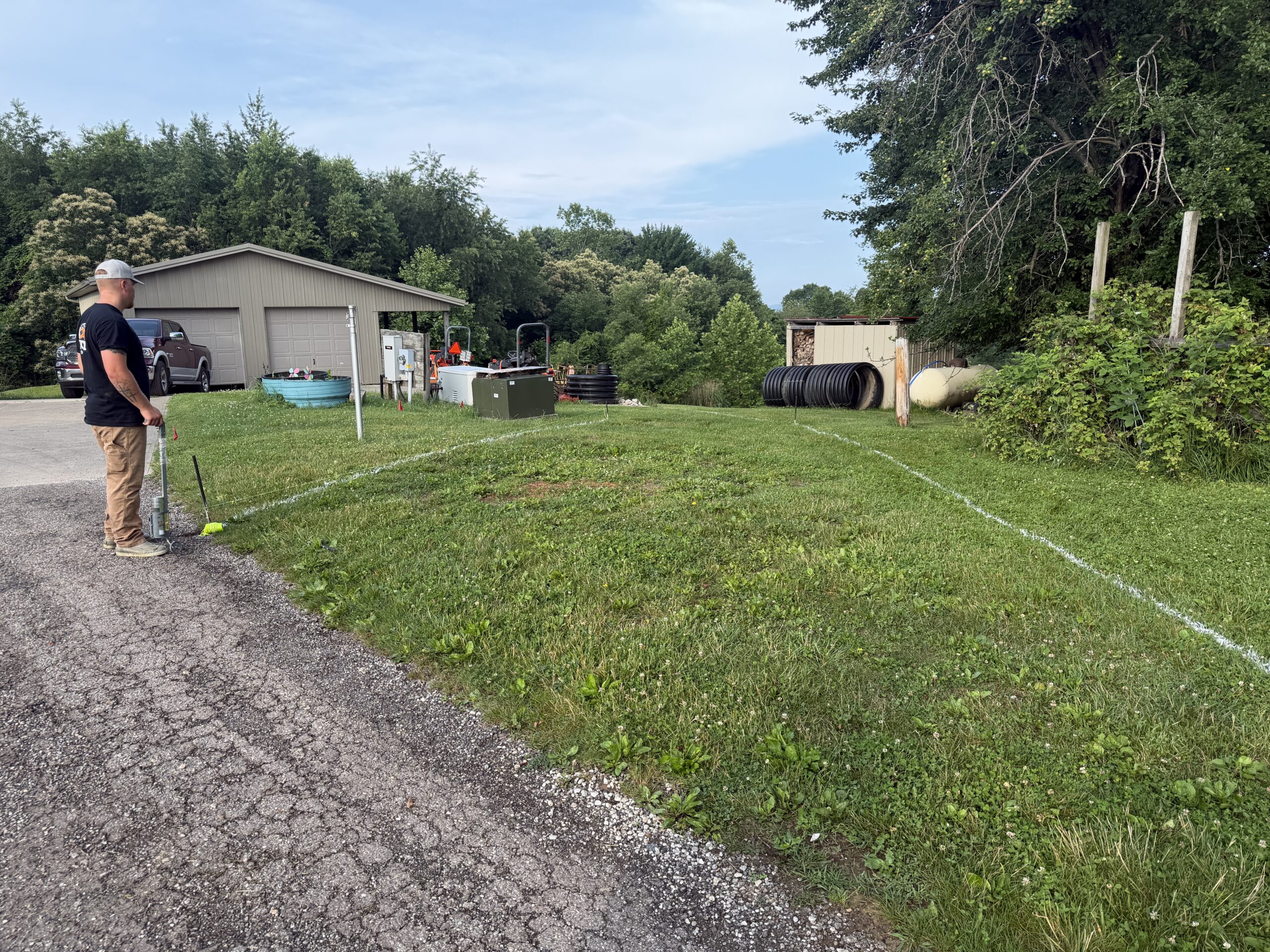 Richland County Driveway Construction before